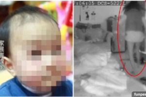 雲林這伯母狠摔姪兒「監視器畫面曝光」！她竟坦承：「不滿長輩偏心才動手」！