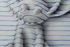 媽媽以為15歲兒子不認真讀書，經常拿筆記簿來畫畫，打開來看卻意外地發現了他驚人的天賦。