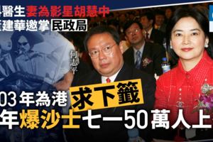 何志平03年曾為港人求下籤　同年爆沙士　七一50萬人上街