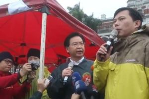 總統府前禁制區搭帳蓬時代力量創紀錄