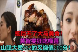 抵擋不了大馬美食！黃智雯狂吃榴槤，陳山聰大贊SS2的叉燒值200分！