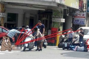 短裙正妹摔車路人竟然都...一場車禍看出人性的陰暗面網友:「右邊那位好慘啊！」