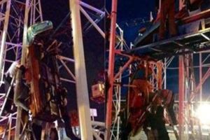 美雲霄飛車「出軌」2遊客遭甩出車