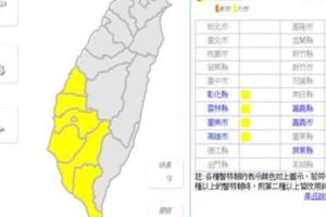 巴比倫狂吸水明起對流雨伴劇烈天氣