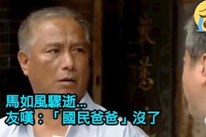 馬如風驟逝…友嘆：「國民爸爸」沒了