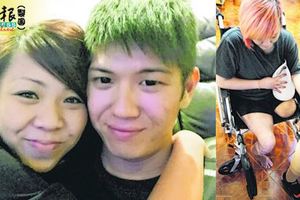 摩哆撞車情侶一死一傷斷腿美女向男友家索賠