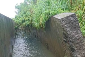 豆腐渣工程？大雨過後台南排水溝壁斷裂100公尺