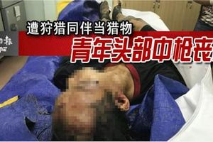 遭狩獵同伴當獵物青年頭部中槍喪命