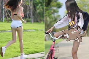 不偷瞄的會有幾個？在公園搭訕屁正妹正面照卻讓網友全歪掉