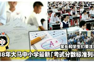2018年大馬中小學最新「考試分數標准列表」！家長和學生們要知道咯！