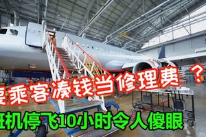 要乘客湊錢當修理費？班機停飛10小時令人傻眼