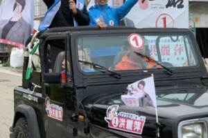 金門立委補選激戰 洪麗萍掃街吹衝鋒號