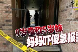 9歲童砍5歲妹媽媽嚇傻急報警