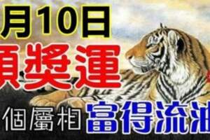 7月10日有頭獎運，富得流油的五個屬相