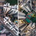 10張讓世界各國的人看了都驚嘆的「香港大樓奇景」，上帝視角看到的畫面美得像偉大藝術！