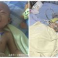 1歲幼童患上惡性腫瘤爸爸無錢醫治為其做好小棺材，醫院檢查，檢查結果孩子的肚子裡有兩個囊腫，一個12公分，一個7公分。