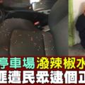 商場停車場潑辣椒水搶劫　女匪遭民眾圍捕