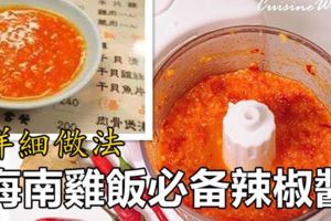 【海南雞飯辣椒醬】的詳細做法