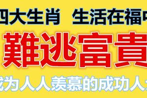 在2019年生活在福中難逃富貴的四大生肖