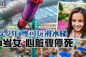 等足2年終可玩滑水梯10歲女心髒驟停死