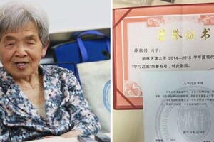 81歲學霸阿嬤「精通5國語言」大學全科滿分畢業！看到她的「超完整筆記」讓全球大學生慚愧不已！