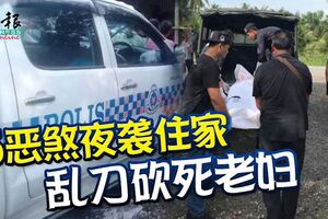 5名惡徒夜闖住家，亂刀殘殺7旬老婦，重傷其孫子！