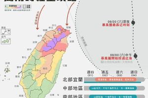 軒嵐諾風雨時程全攻略！1圖看懂各地雨勢　專家曝「放颱風假」關鍵