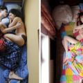 攝影師趁懷孕的情侶睡著時拍下一系列「睡姿」，研究「男生的動作」竟發現「不可告人的秘密」