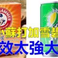 【小蘇打+雪碧】的功效太強大，解決了家家戶戶困擾的一堆問題，太實用了！