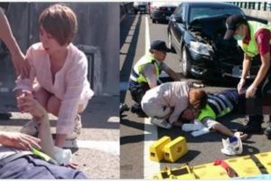 警察被酒駕女猛撞慘遭「截肢」妻子哭著簽下同意書！肇事女卻用「這個理由」狡辯…太可惡了！