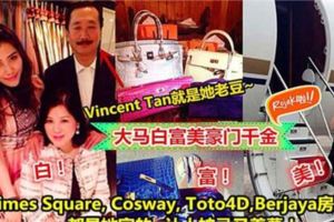 大馬白富美！VincentTan是我老豆！TimesSquare,Cosway,SportToto都是她家的！