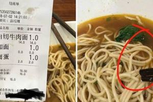 麵裡面有頭髮！店家嗆：「告我阿！」...他吃一碗70元牛肉麵「淨賺XXXX元」！超過50倍