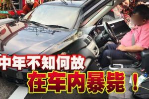 中年不知何故在車內暴斃