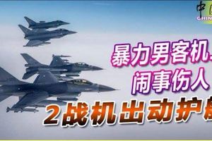 暴力男客機上鬧事傷人2戰機出動護航