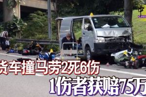 貨車撞馬勞2死6傷1傷者獲賠75萬