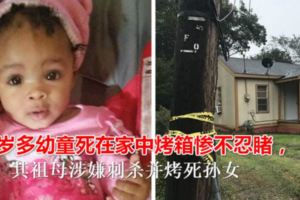 美國1歲多幼童死在家中烤箱慘不忍睹，其祖母涉嫌刺殺並烤死孫女