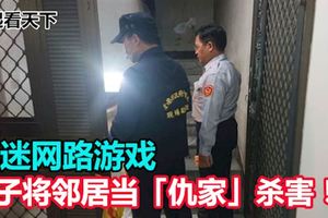 沉迷網路游戲，男子竟將鄰居當游戲「仇家」殺害！