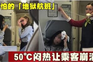 冷氣故障變「地獄航班」50℃悶熱讓乘客崩潰!