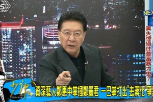 蔡英文說要對話　趙少康：告訴我妳跟誰對話？