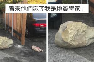 惡鄰用巨石擋她車道　地質女博士「開大絕」電到他們叫不敢