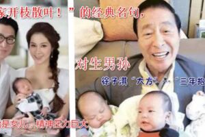 91歲李兆基要退休，對生男孫的徐子淇「大方」…「三年抱倆，為李家開枝散葉！」的經典名句，前2胎是女兒，精神壓力巨大