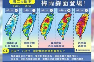 做好防災準備！這天開始連下5天暴雨威力「不輸颱風」