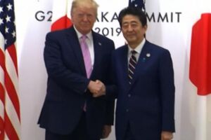 G20大阪登場 安倍見川普討論貿易等議題