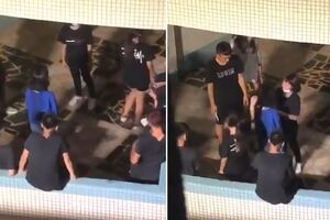 11人架1女至國小中庭教訓　住戶拍下少女遭甩20多巴掌經過　網怒：一把火上來