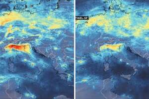 空氣變好了？！義大利防疫全國大封鎖　衛星圖顯示「空污大幅減少」