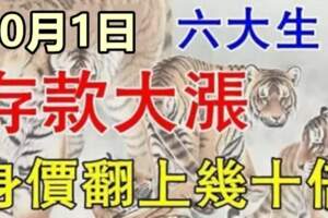 10月1日錢財大賺的生肖，發財機遇來臨