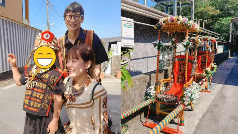 逸祥體驗到原住民深厚的文化。(圖/逸祥提供) 逸祥體驗到原住民深厚的文化。(圖/逸祥提供)