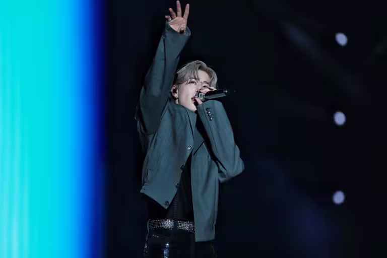 今晚Mark還帶來發行不久的新歌〈High As You〉。(圖/讀者提供) 今晚Mark還帶來發行不久的新歌〈High As You〉。(圖/讀者提供)