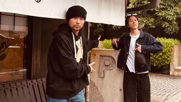 周杰倫合體山下智久。（圖／翻攝自周杰倫IG）