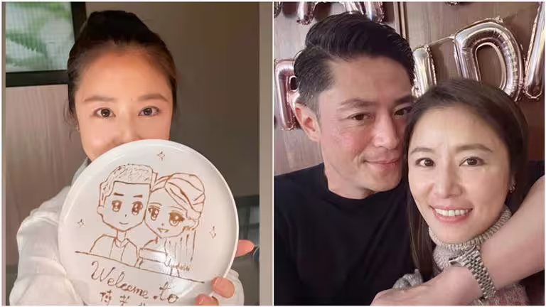 林心如(左)分享吃燒肉驚喜,意外放閃霍建華。(圖/翻攝自臉書) 林心如(左)分享吃燒肉驚喜,意外放閃霍建華。(圖/翻攝自臉書)